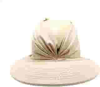Viseira Boné Esportivo Turbante Feminina Verão L-02 (Nude-Bege-Dourado)
