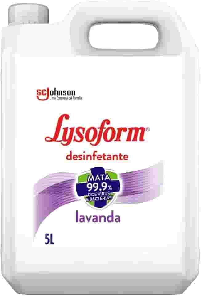 Lysoform Lavanda, Desinfetante Líquido, Limpeza Casa, 5L