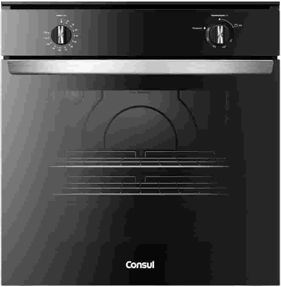 Forno de Embutir a Gás 78 Litros Preto com Grill - COA84CE 220v