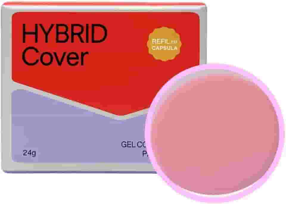 Gel Vòlia Hybrid Cover Blister 24g Alongamento de Unhas Profissional Alta Durabilidade
