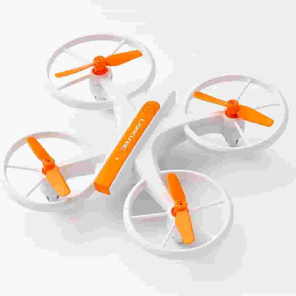 Drone 4D-V33 com LED, Giro 360°, Controle Remoto 4 Canais, Motor Escovado, Mini Drone para Iniciantes 14+