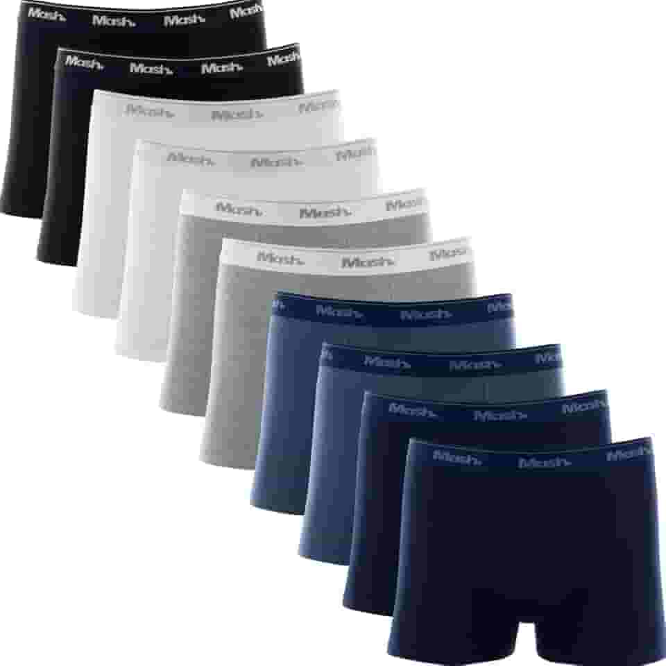 Kit 10 Cueca Boxer Mash Algodão Masculino