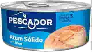 Atum Solido Em Oleo Pescador Lata 140g