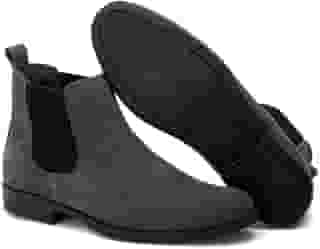 Botina Chelsea Masculina Casual Couro Legítimo Costura Reforçada Palmilha em Gel Confort Solado Antiderrapante Estilo e Durabilidade Atria Shoes