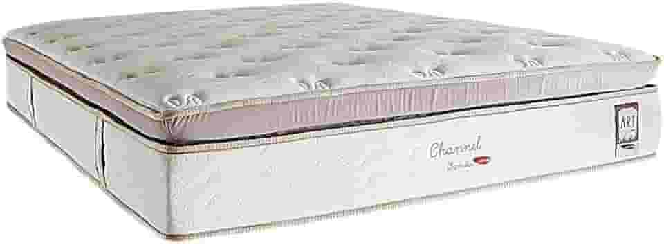 Colchão Queen Herval Channel Bambu, 33x158x198 cm, Molas Ensacadas