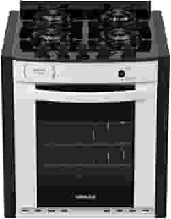Fogao A Gas De Embutir Gaudi Prisma Vitreo Bl 4q Branco Gas Glp