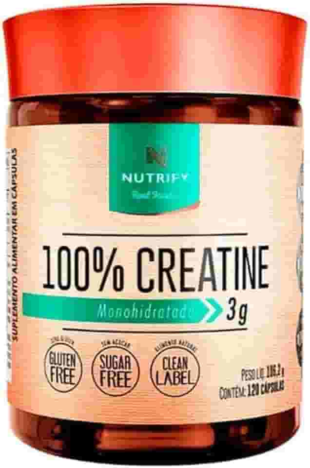 Creatina Monohidratada 120 Capsulas Creatine - Nutrify