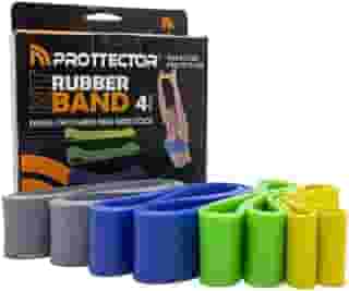 Kit Mini Elásticos Fitness com 4 tensões, Multicor, Prottector