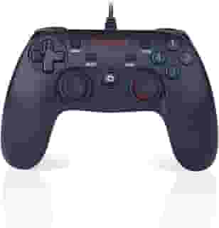 Controle com Fio para Computador e 16 Botões de Comando de Entrada de Dados Saturn G807, Redragon, Joysticks e Controles para Computador, Preto