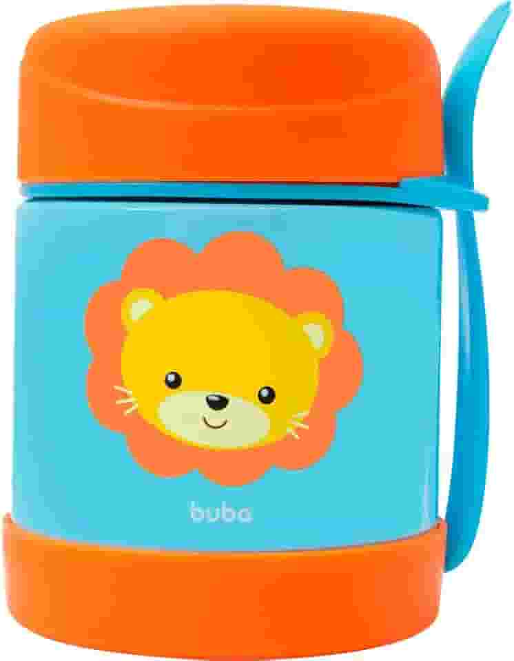 Buba Pote Termico Animal Fun - Leao Buba Colorido