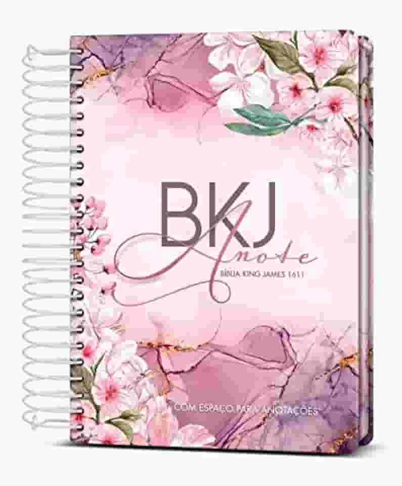 Bíblia King James 1611 Anote - Purple Flower