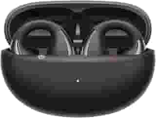 Fones de Ouvido Abertos QCY Crossky C30, Fones Bluetooth 5.4 com Clipe, Conforto Leve, Ajuste Estável, 25 Horas de Reprodução (Preto)