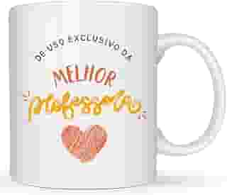 Caneca Melhor Professora – Presente Criativo para Educadora, Dia dos Professores, Aniversário ou Formatura – 325ml