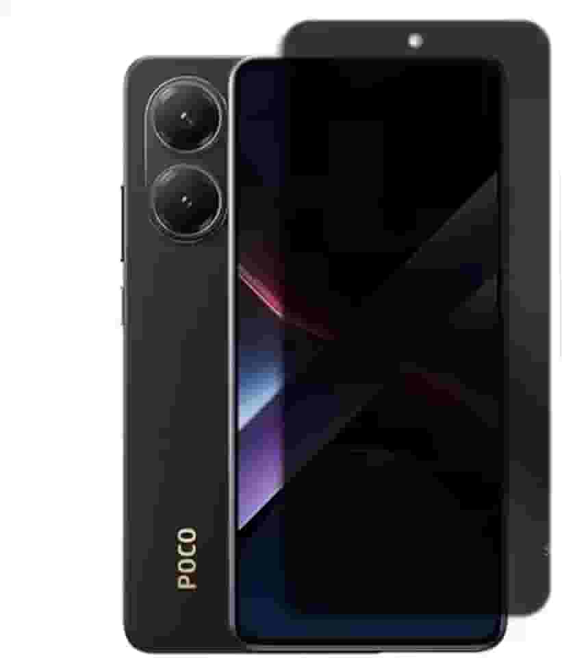 [GL CASES] Película Privacidade Xiaomi Poco X7 Pro Anti Risco Película Privativa Poco X7 Pro Vidro Temperado 3D Proteção 9H Pelicula Anti Espião Cobertura Total Da Tela + Kit Limpeza Para Aplicação