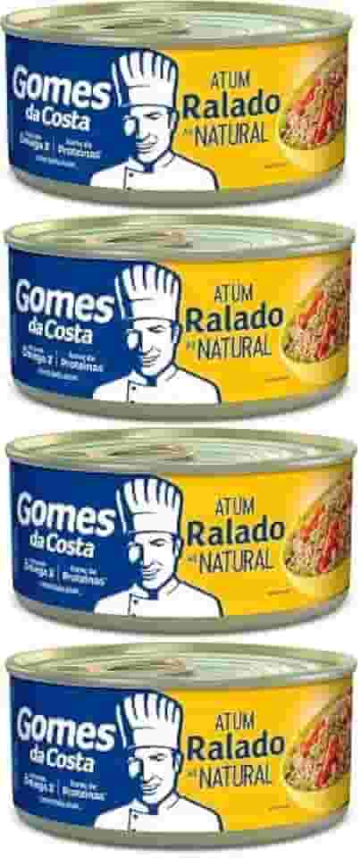 Kit + 4 Atum Ralado ao Natural Gomes Da Costa 170GR