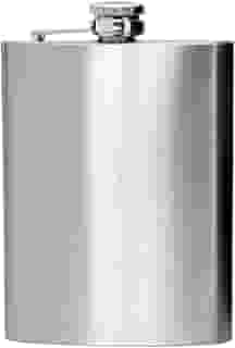 Cantil De Bolso Inox 230 ml Porta Bebidas Whisky Vodka com Trava Antivazamento 8 Onças