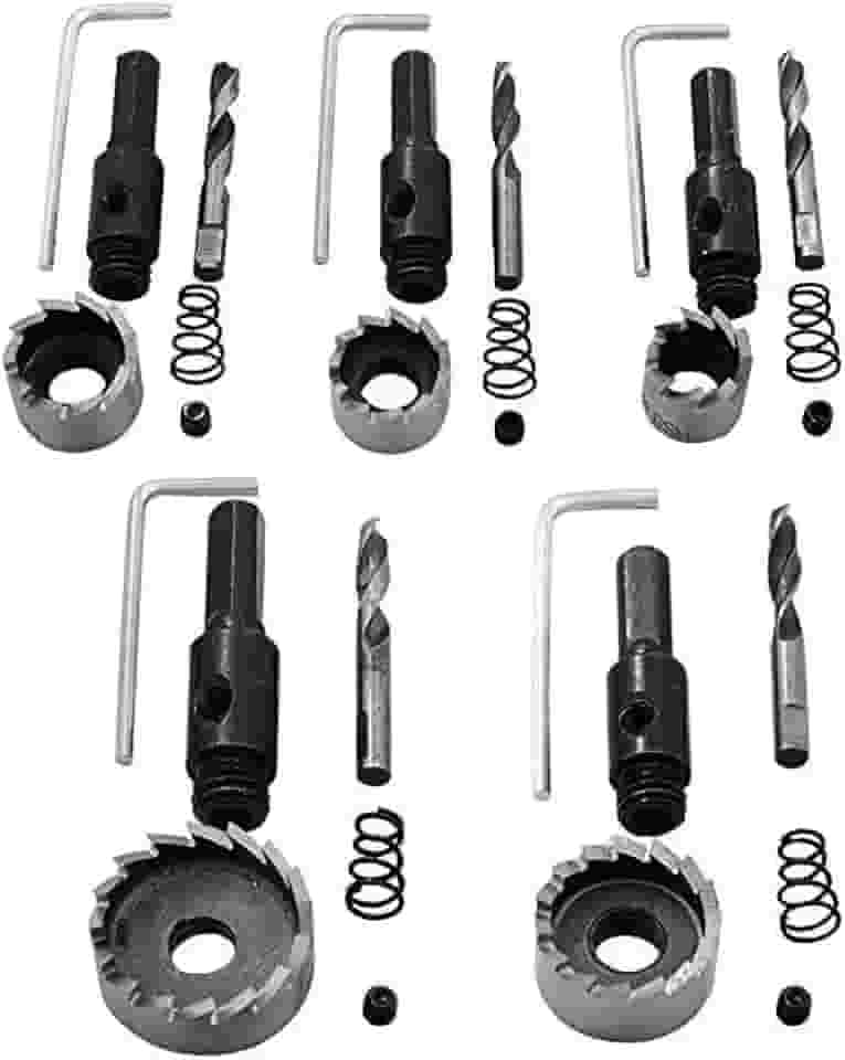 Jogo Broca Serra Copo Fura Metal Aço Ferro 5 Peças 16 à 32mm