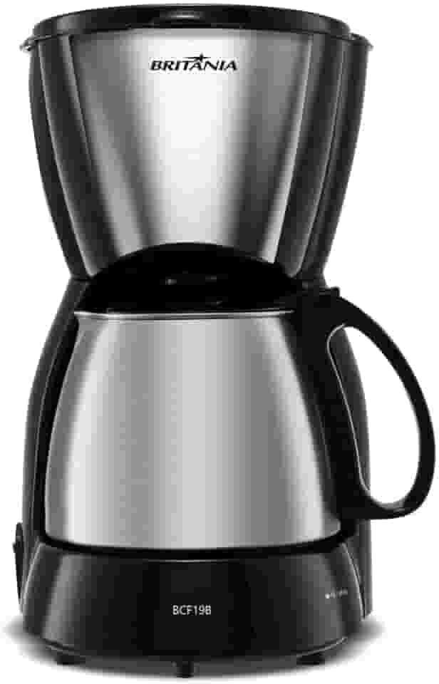 Cafeteira Britânia 18 Cafézinhos Jarra de Inox BCF19B 550W Preto 127V