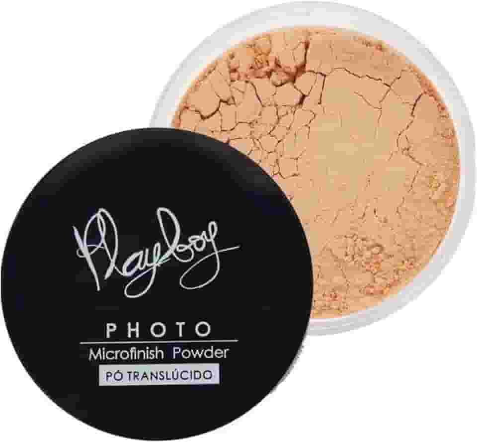 Playboy Pó Facial Translúcido Photo Microfinish Powder Cor 3