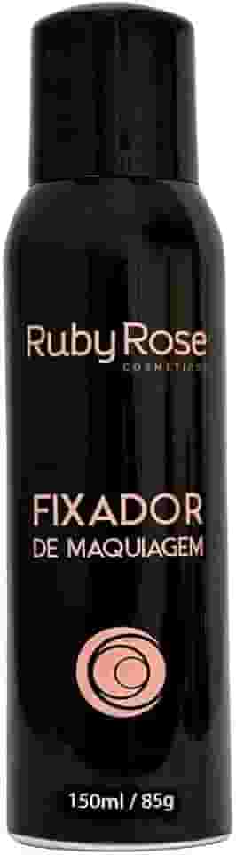 Fixador de Maquiagem Ruby Rose - Spray Fixador, Prolonga Duração, Tira Aspecto Pó, 150ml