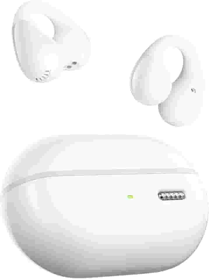 SoundPEATS PearlClip Pro Fones de Ouvido Bluetooth 5.4 de Ouvido Aberto com Presilha, IPX5 à Prova d'Água, 24H de Bateria, Controle por APP, Fones Esportivos para Corrida, Ciclismo e Fitness