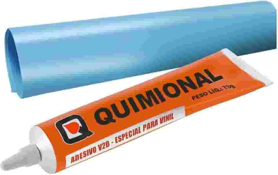Kit Cola Vinil para reparos em Piscinas de vinil. Cola e tira de reposição vinil