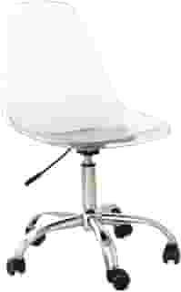 CADEIRA EAMES BOSTON TRANSPARENTE PC COM RODÍZIOS OR DESIGN 1101