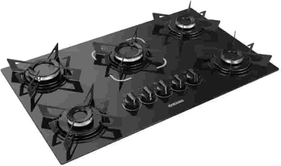 Cooktop Itatiaia Electra 5 Bocas Mesa de Vidro Temperado e Acendimento Superautomático