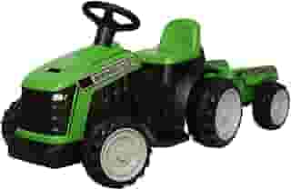 Mini Trator Infantil Elétrico com Reboque Verde, Importway