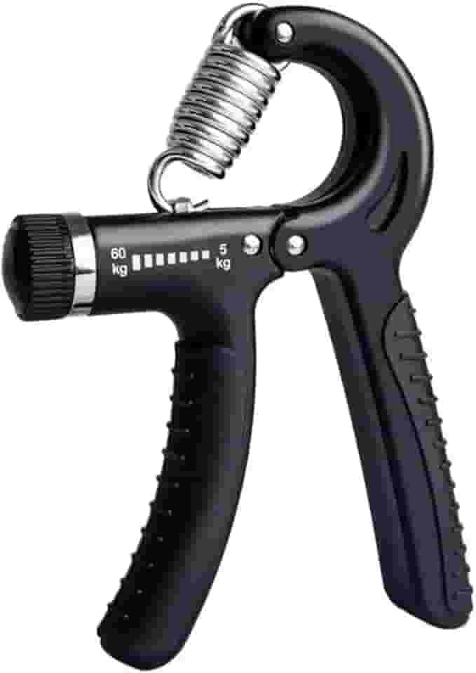 Hand Grip Ajustável Premium 60KG - Exercitador de Mãos, Punhos e Antebraços para Fisioterapia, Musculação, Reabilitação, Crossfit, Fortalecimento, Alivio do Estresse e Terapia Ocupacional