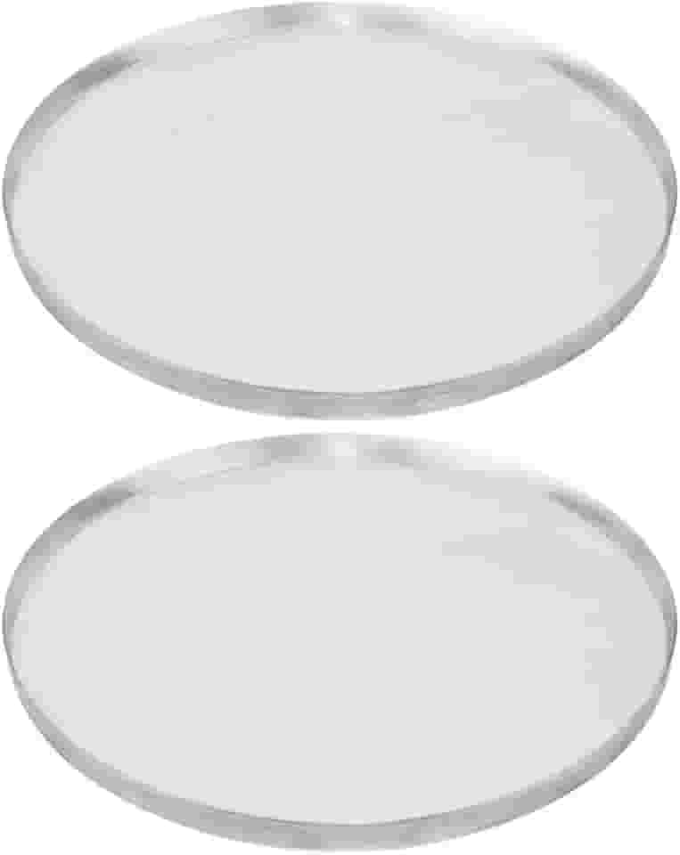 KIT COM 2 FORMAS ASSADEIRA DE PIZZA 35CM ALUMÍNIO