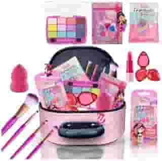 Kit Maleta Maquiagem Infantil Presente para Pequenas Princesas