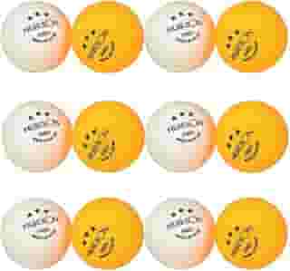 10 Bolas Tênis de Mesa Ping Pong Huieson 3 Estrelas H40+ Plástico ABS Profissional