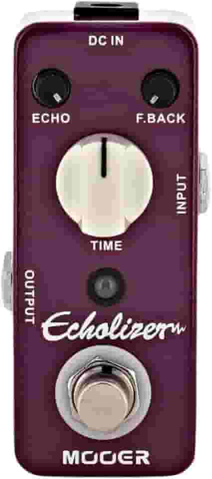 Mooer Pedal Delay Digital MDL3 | para Guitarra, Delay Limpo com Controle de Time, Feedback e Level, True Bypass, Compacto, Alimentação 9V DC