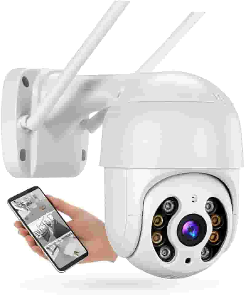 Câmera de Segurança Wi-Fi Externa IP A8 – Prova d’Água com Visão Noturna Infravermelha e Monitoramento em Tempo Real Premium Jortan