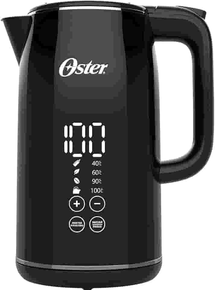 Oster Chaleira Digital Black 1,7L com Controle de Temperatura OCEL920 220V