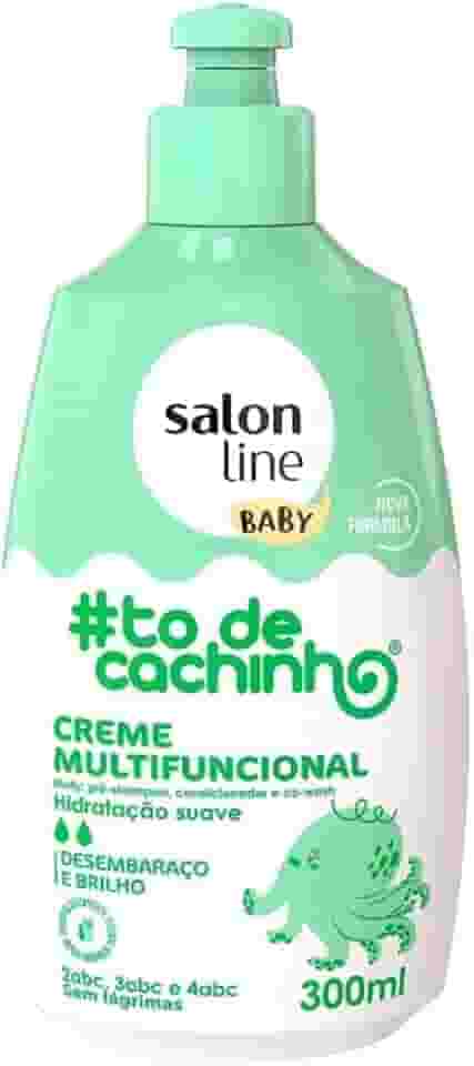 Salon Line, Creme Multifuncional, ToDeCachinho, Baby, Vegano - Cabelos Ondulados, Cacheados e Crespos, 300 ml
