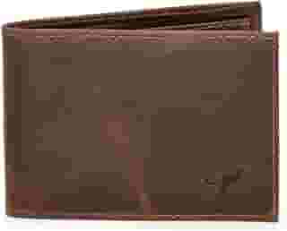 Carteira Masculina Slim Pequena Luxo Couro Legítimo Natural (Marrom)