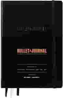 LEUCHTTURM1917 The Official Bullet Journal Edition 2 – Caderno construído para BuJo, médio A5 204 páginas de papel de 120 g/m², com guia de bolso Bujo (preto)