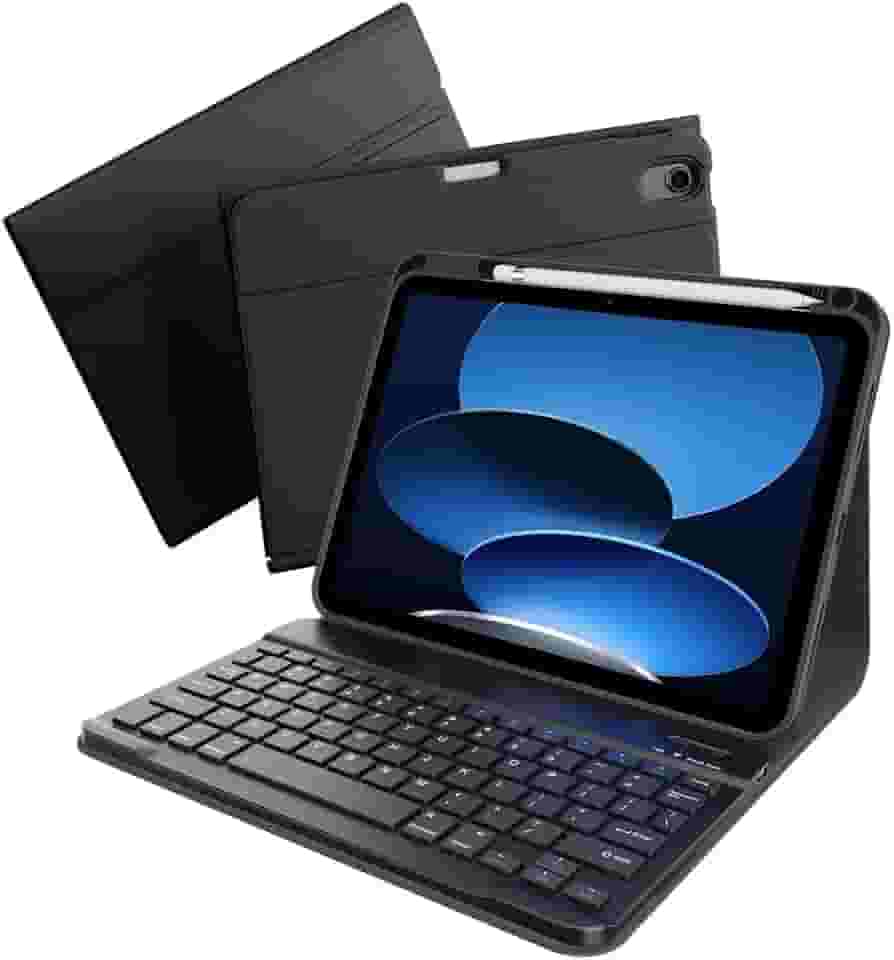 Capa Teclado TYPECASE para iPad 10 10.9 pol. KB16-100-C - Teclado Funcional e Design Compacto para Melhor Produtividade