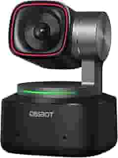 Webcams 4K Tiny 2 com controle de voz PTZ, rastreamento AI multimodo e foco automático, câmera web com sensor de 1/1,5', controle por gestos,OBSBOT 60 FPS, Adequado para go-pro/logi-tech/computador