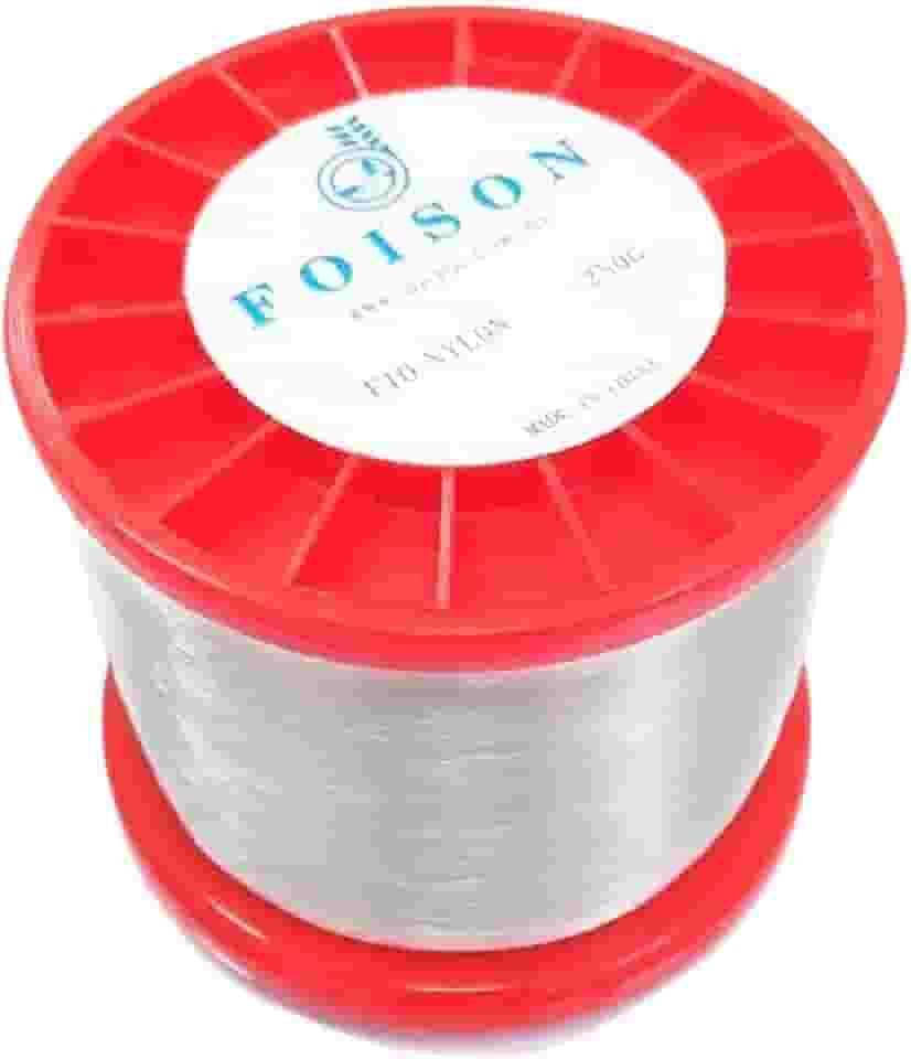 Linha De Pesca Monofilamento Nylon 250gr Várias Espessuras
