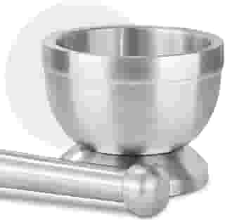 Pilao com Socador, Pilão, Pilao, Socador Alho, Pilao com Socador de Alho, Pilão E Socador de Aço Inox com Base Anti Deslizante