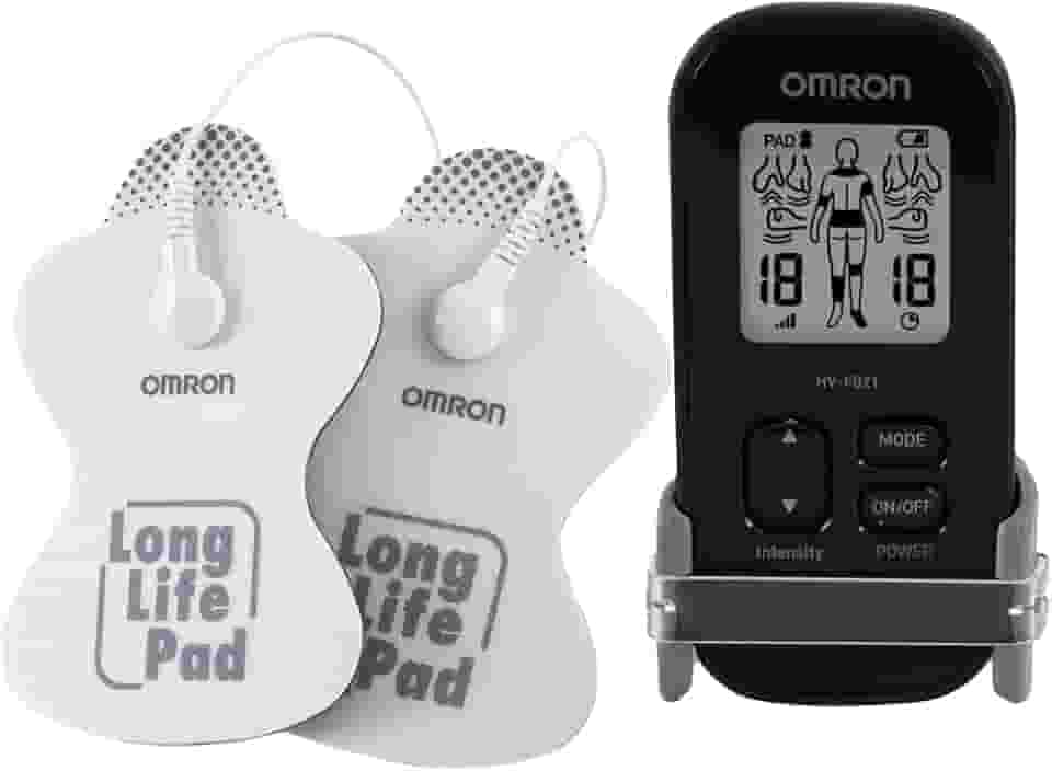 OMRON Massageador de Eletroterapia Portátil TENS Elite HV-F021