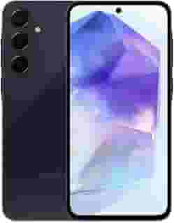 Samsung Galaxy A55 5G, Câmera Tripla Traseira de até 50MP, Selfie de 32MP, Nightography, Apagador de objetos, Design em metal e vidro, IP67, Super AMOLED 6.6' 120Hz Vision Booster, 256GB - Azul Escuro