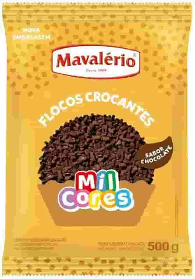 CROCANTE FLOCOS CHOCOLATE 500G MAVALÉRIO