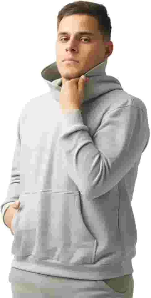 Blusa de Moletom Unissex com capuz e bolso canguru preta ou cinza | Confortável lisa flanelada modelo Inverno Outono |DEPARTAMENT STORE