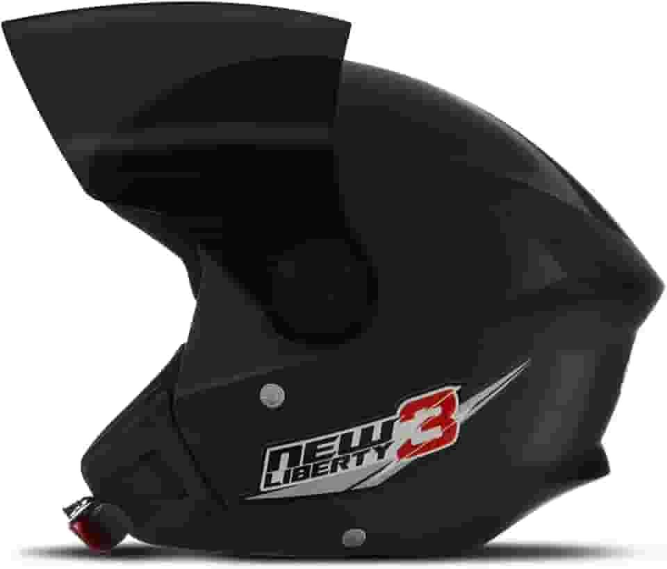CAPACETE ABERTO PRO TORK NEW LIBERTY 3 SOLID PRETO TAM. 60 VIS. FUMÊ