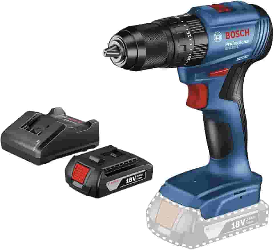 Bosch Furadeira Parafusadeira Impacto 18V GSB185 LI-1BC, 1 bateria