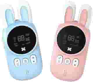 Walkie Talkies para Crianças a Partir de 6 Anos, Brinquedo Interativo com 22 Canais e Alcance de 3 km, Ideal para Aventuras Internas e Externas com Irmãos, Primos e Pais e Filhos